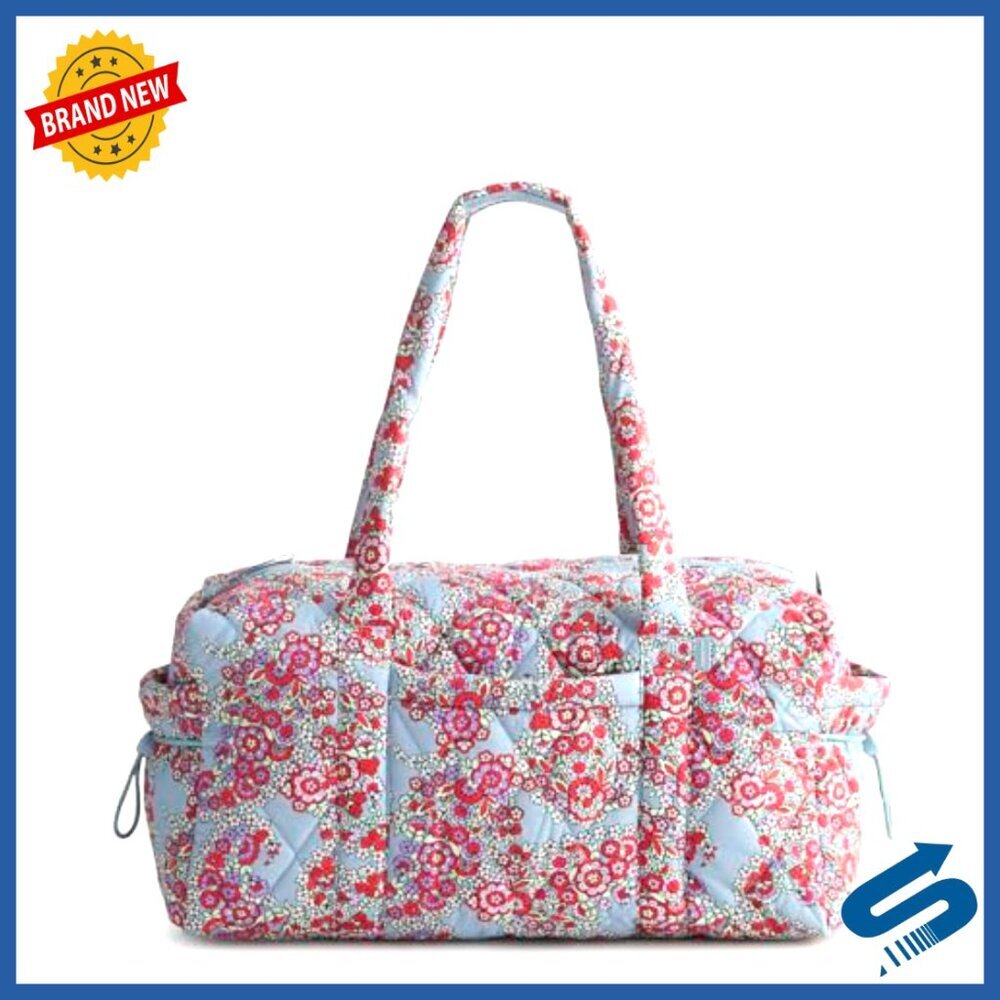 Featherweight Duffel Bag, 10x10x2, Recycled Polyester, Travel Tote - Picture 4 of 7
